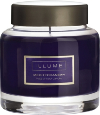 ILLUME Mediterranean scented candle jar