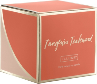 ILLUME Tangerine Teakwood scented candle