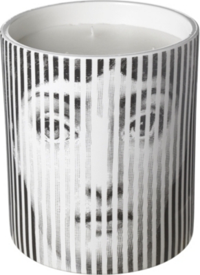 FORNASETTI Viso a Strisce large candle