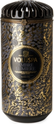 VOLUSPA Maison Noir ceramic candle Ambre Lumiere