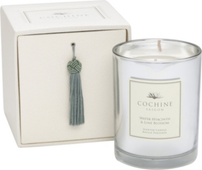 COCHINE Water Hyacinth and Lime Blossom scented candle