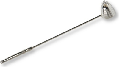 KENNETH TURNER Silver plated bee hive candle snuffer