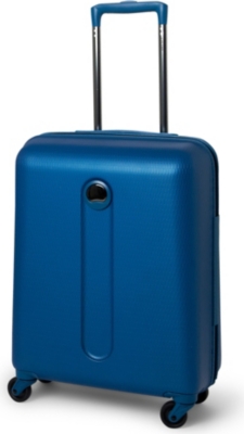 DELSEY Helium Slim four-wheel cabin suitcase 54cm (Blue