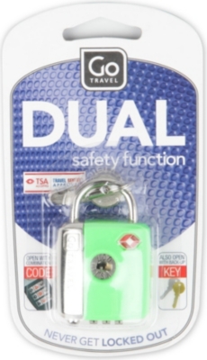 DESIGN GO Dual function TSA lock