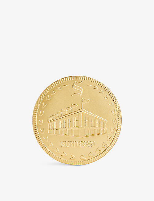 SELFRIDGES SELECTION: Giant milk chocolate coin 90g