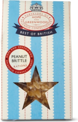 HOPE AND GREENWOOD British peanut brittle 200g