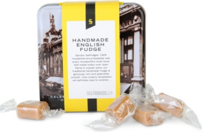 SELFRIDGES SELECTION Fudge tin 150g