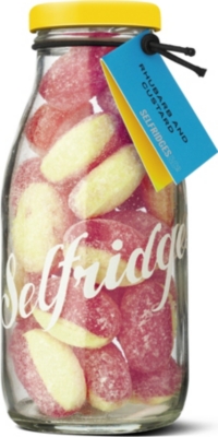 SELFRIDGES SELECTION Rhubarb and custard sweets 167g