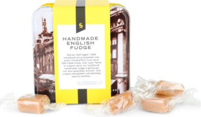 SELFRIDGES SELECTION Fudge tin 100g