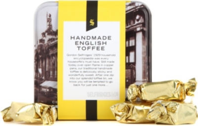 SELFRIDGES SELECTION Selfridges small toffee tin 100g