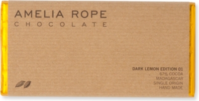 Amelia Rope Dark Lemon Chocolate Bar Selfridges Com