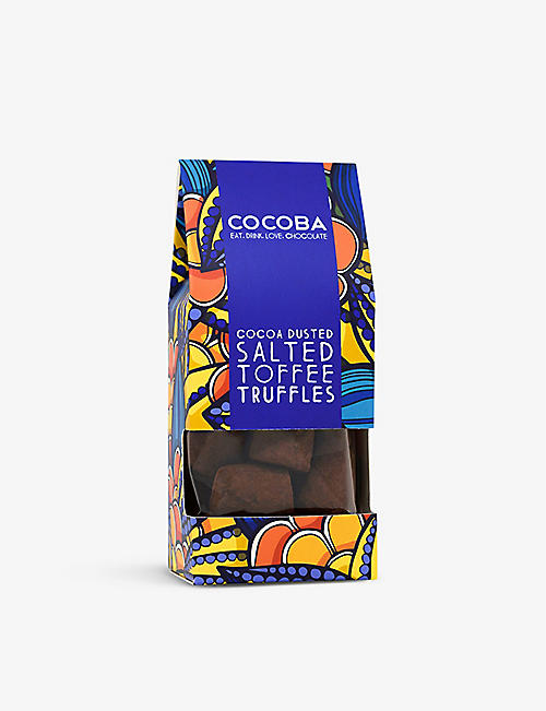 COCOBA: Dusted salt toffee truffles 200g