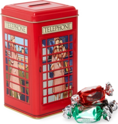  Assorted toffees telephone box gift tin