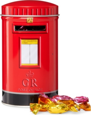 FOSTERS Fruit Bonbons Post Box gift tin