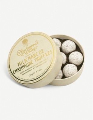 CHARBONNEL ET WALKER: Marc de Champagne milk chocolate truffles 135g