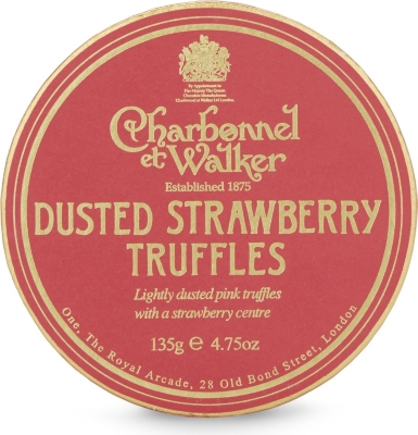CHARBONNEL ET WALKER Dusted strawberry truffles 135g