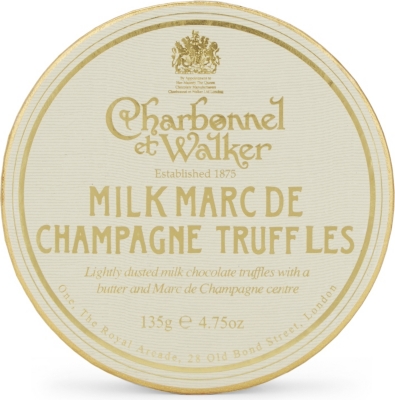 CHARBONNEL ET WALKER Dark Marc de Champagne truffles 135g