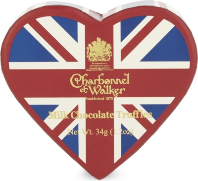 CHARBONNEL ET WALKER Union Jack milk chocolate truffles 34g