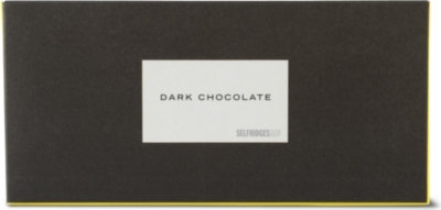 SELFRIDGES SELECTION Dark chocolate bar 45g