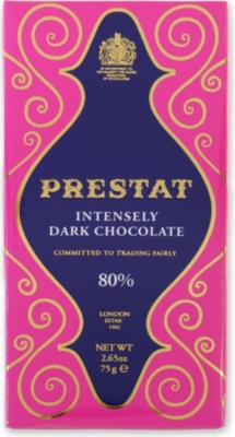 PRESTAT Intensely dark chocolate bar 75g