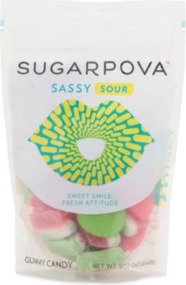 SUGARPOVA Sassy Sour fruit gummy sweets 142g