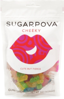 SUGARPOVA Cheeky fruit-flavoured gummy bear candy 142g