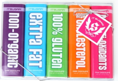 IT'SUGAR Five chocolate bar set 284g