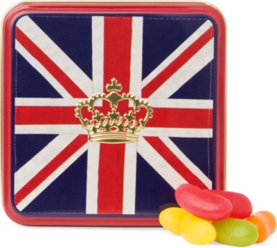 HOUSE OF DORCHESTER Union Jack jelly beans gift tin 50g
