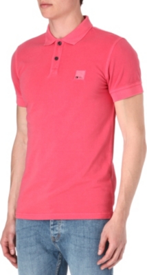 HUGO BOSS Pascha cotton-piqué polo shirt