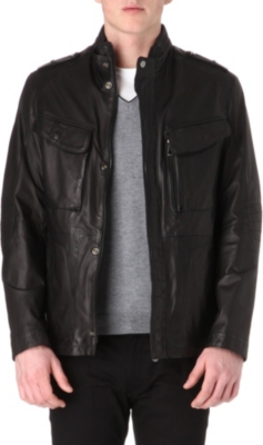 HUGO BOSS Nico leather jacket