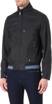 HUGO BOSS Jadon micro-check blouson jacket