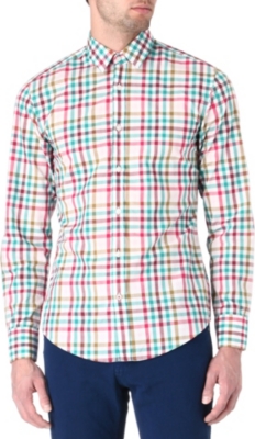 HUGO BOSS Ronny summer-check shirt