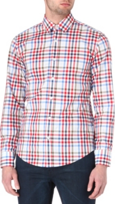 HUGO BOSS Ronny summer-check shirt