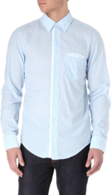HUGO BOSS Cielo striped single-cuff shirt