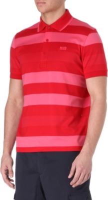 HUGO BOSS Paddy striped polo shirt