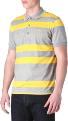 HUGO BOSS Paddy striped polo shirt