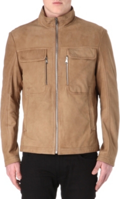 HUGO BOSS Nembi leather jacket