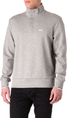 HUGO BOSS Half-button sweatshirt