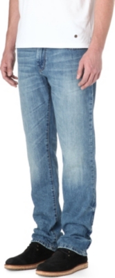 HUGO BOSS Orange 24 regular-fit tapered-leg jeans