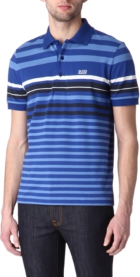 HUGO BOSS Paddy striped polo shirt