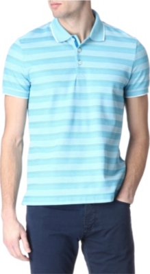 HUGO BOSS Bugnara striped polo shirt