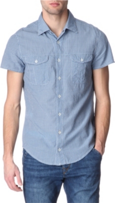 HUGO BOSS Cotton-blend shirt