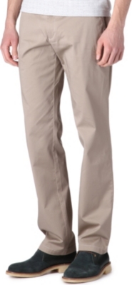 HUGO BOSS Crigan 2D straight-leg gabardine jeans