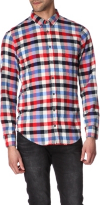 HUGO BOSS Equatore checked shirt