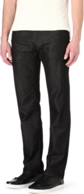 HUGO BOSS Iowa regular-fit silk-denim jeans
