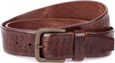 HUGO BOSS Textured leather belt