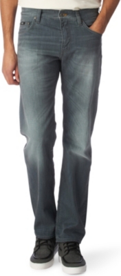 HUGO BOSS Maine Greencast regular-fit straight jeans