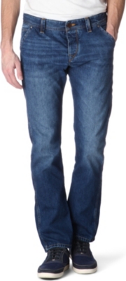 HUGO BOSS Orange 57 tapered-fit jeans