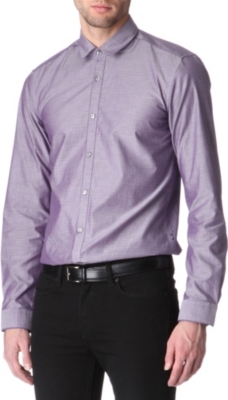 HUGO BOSS Orien slim-fit single cuff shirt
