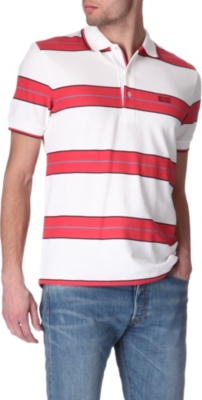 HUGO BOSS Cotton-piqué polo shirt